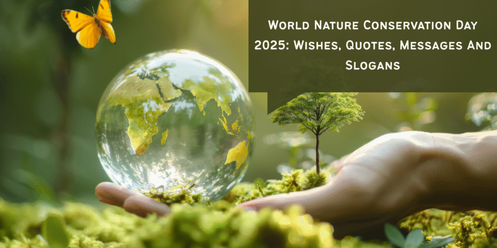 World Nature Conservation Day 2025: Wishes, Quotes,& Messages - Shayari ...