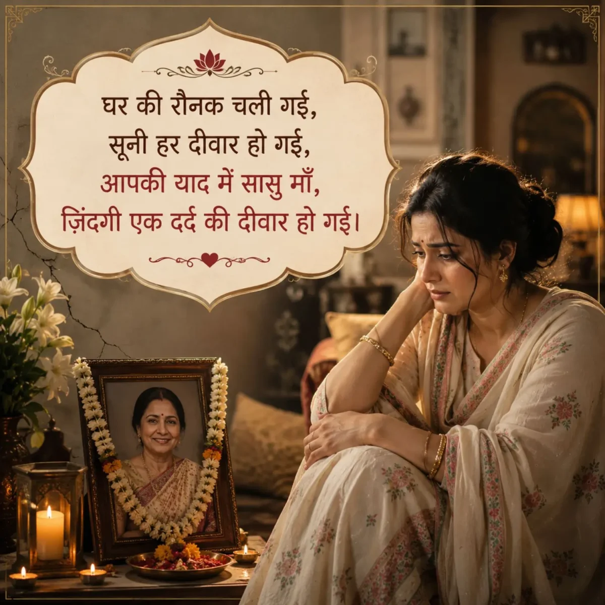 Miss You Sasu Maa Shayari in Hindi