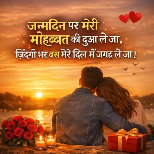 Happy Birthday Shayari Love
