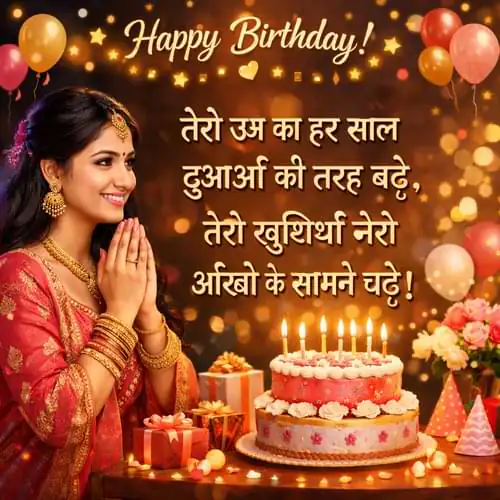 Unique 2 Line Birthday Shayari