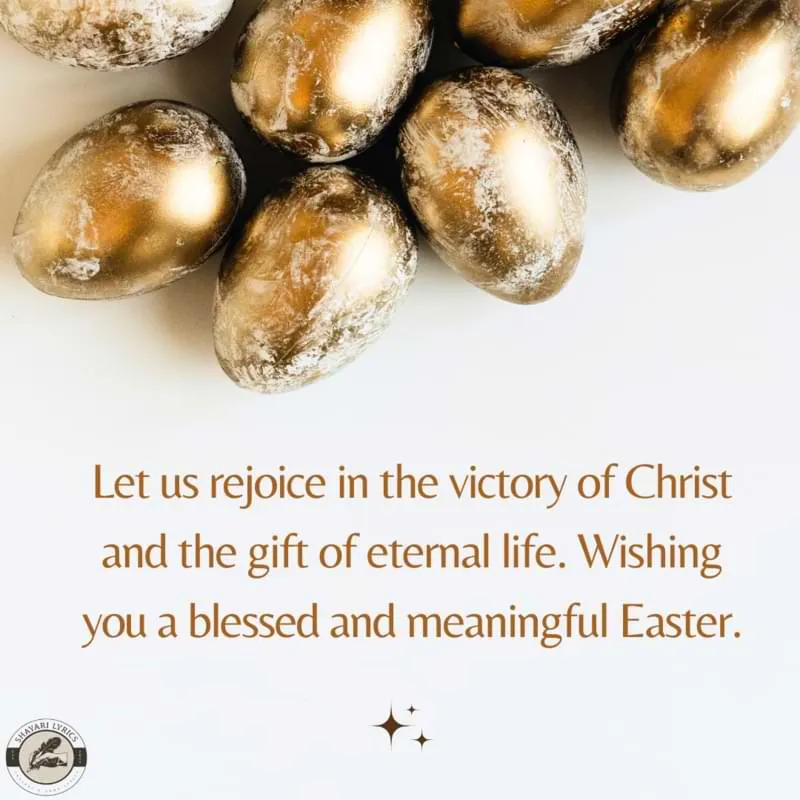 Let us rejoice in the victory of Christ and the gift of eternal life. Wishing you a blessed and meaningful Easter.