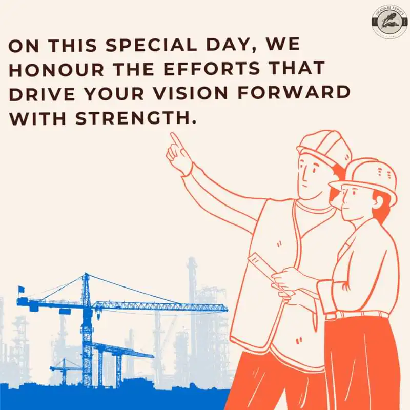 On this special day, we honour the efforts that drive your vision forward with strength.