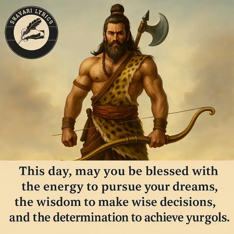 This day, may you be blessed with the energy to pursue your dreams, the wisdom to make wise decisions, and the determination to achieve your goals.