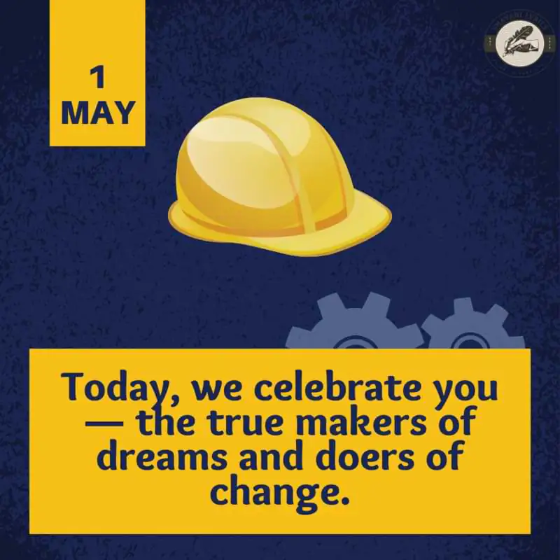 Today, we celebrate you — the true makers of dreams and doers of change.