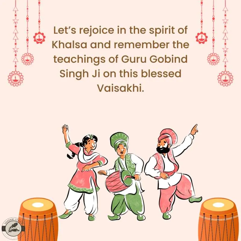 Let’s rejoice in the spirit of Khalsa and remember the teachings of Guru Gobind Singh Ji on this blessed Vaisakhi.