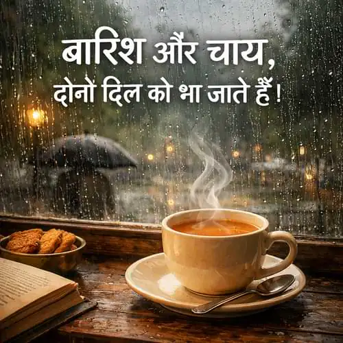 Barish Aur Chai Shayari