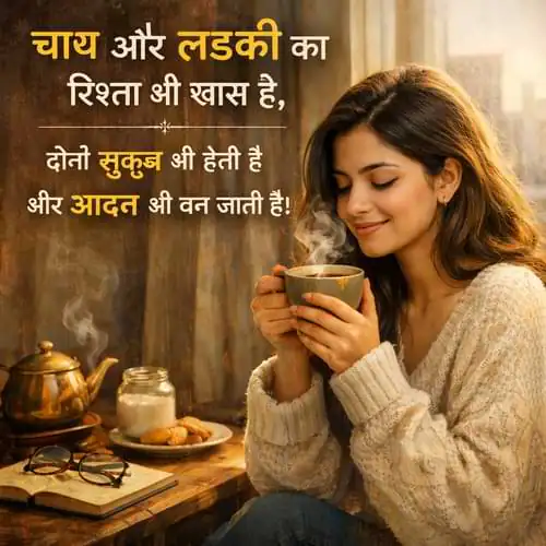 Chai Shayari For Girls