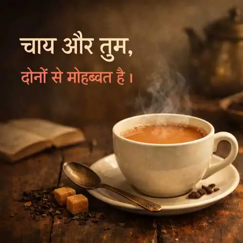 Romantic Love Chai Shayari 