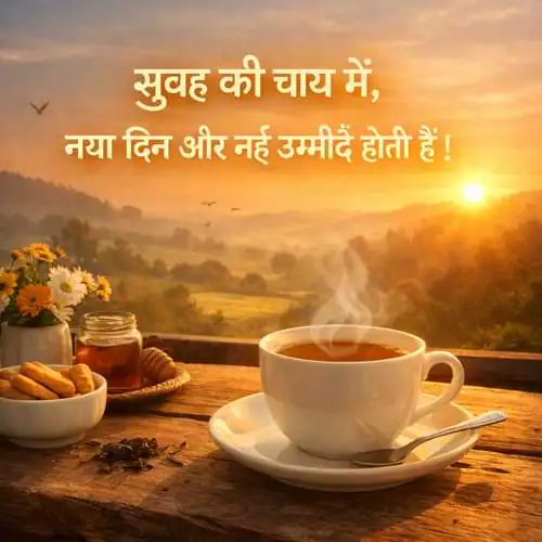 Shayari On Morning Chai 