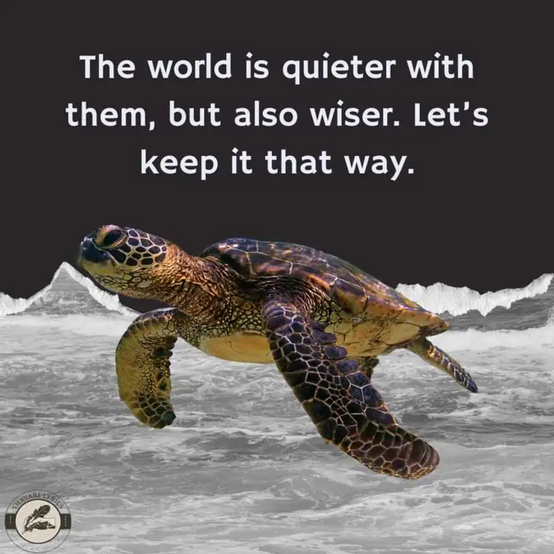 The world is quieter with them, but also wiser. Let’s keep it that way.