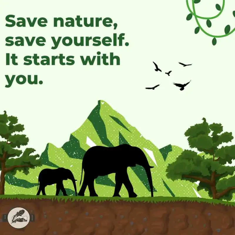 💧 Save nature, save yourself. It starts with you.