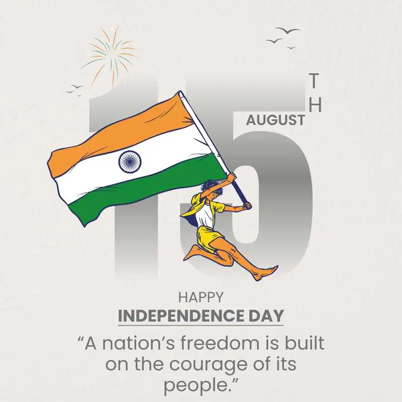 “A nation’s freedom is built on the courage of its people.”