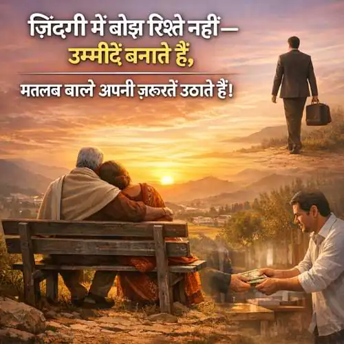 Matlabi Rishte Shayari On Life