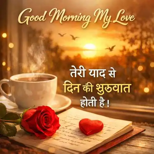 My Love Good Morning Shayari
