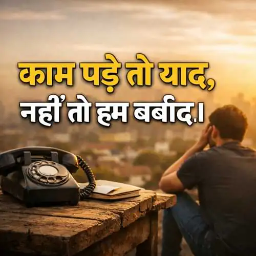 Selfish Matlabi Rishtedar Shayari