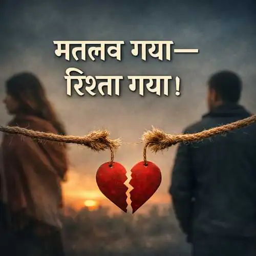 Short Matlabi Rishte Shayari