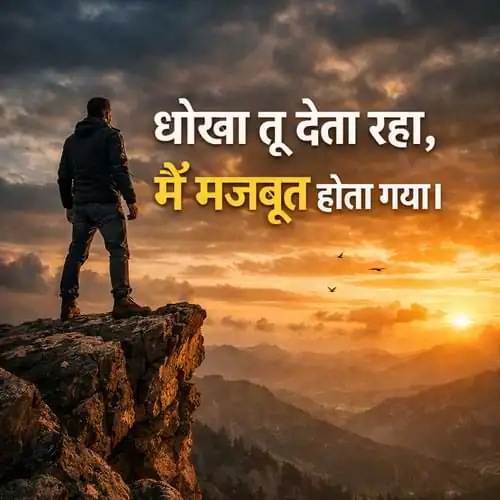 Attitude Dhoka Shayari