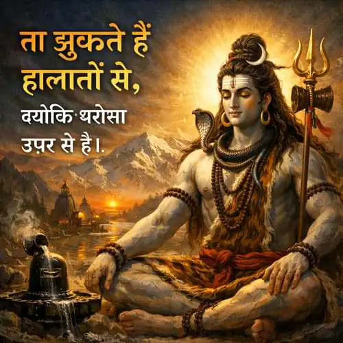 Attitude Mahadev Shayari
