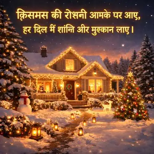 Christmas Greetings Shayari