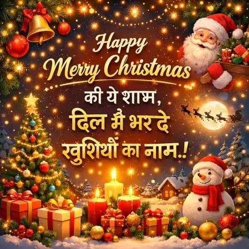 Happy Merry Christmas Shayari