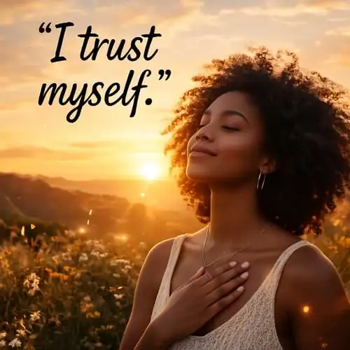“I trust myself.”