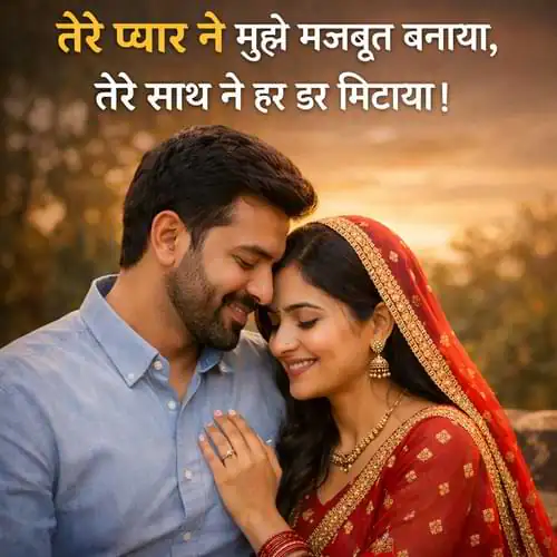 Love Romantic Shayari For Wife in Hindi