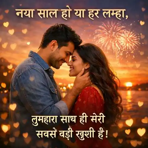New Year Shayari For Partner