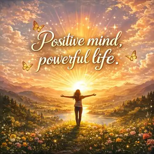 “Positive mind, powerful life.”