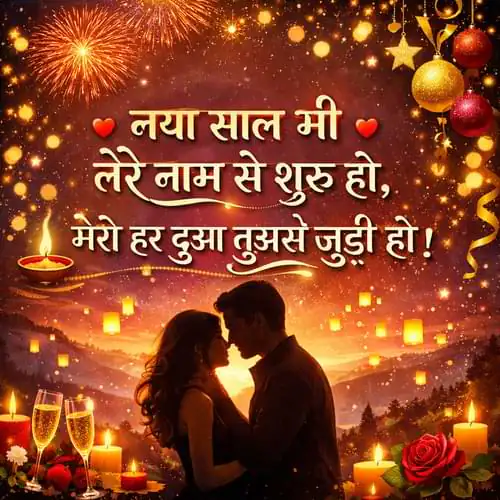Romantic Love New Year Shayari