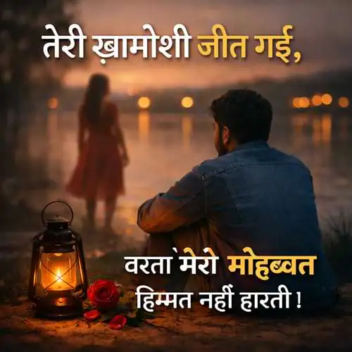 Unique 2 Line Baat Nahi Karne Ki Shayari
