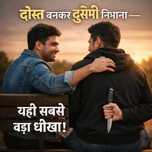 दोस्ती में धोखा शायरी