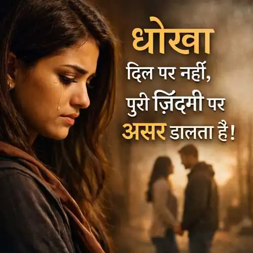 सैड धोखा शायरी