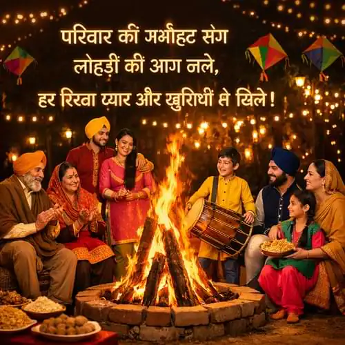 Beautiful Lohri Wishes For Family