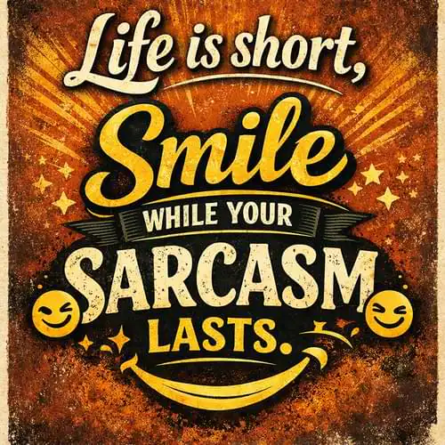 Clever Sarcastic Quotes About Life
