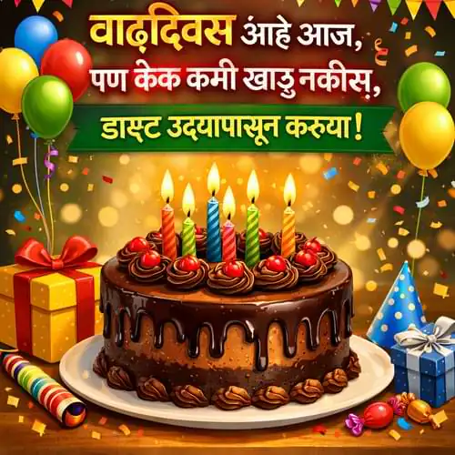 Funny Birthday Wishes In Marathi