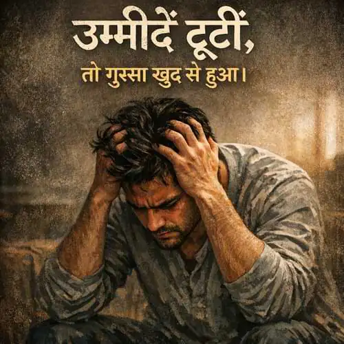 Gussa Shayari on Life’s Struggles