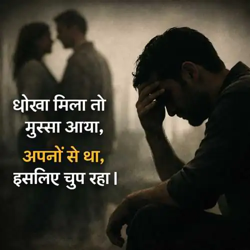 Gussa Shayari on Pain