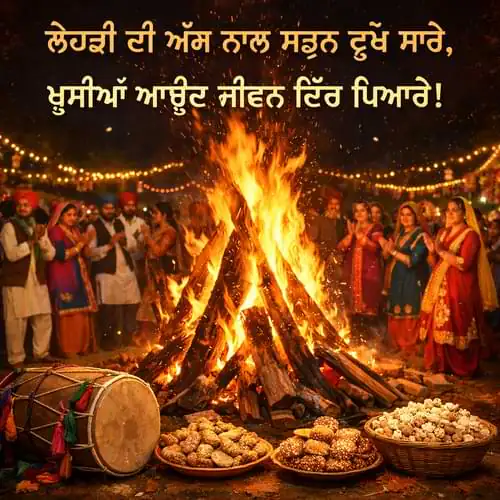 Lohri Wishes In Punjabi