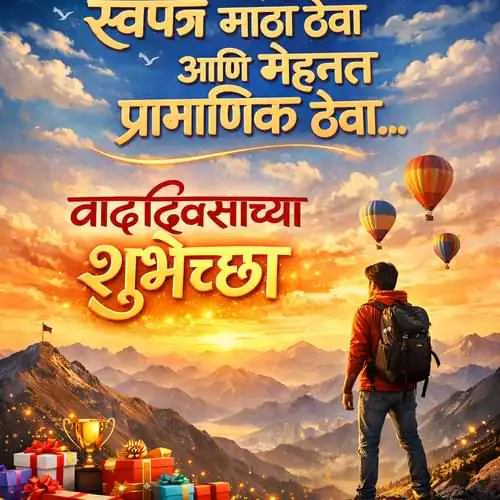 Motivational Birthday Wishes In Marathi