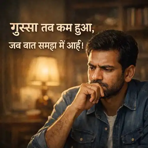 Thoughtful Gussa Shayari