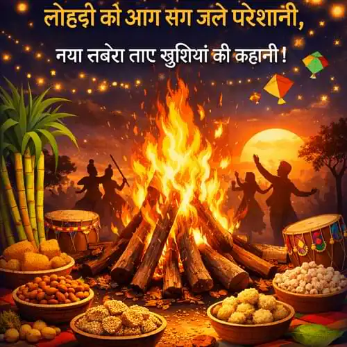 Unique 2 Line Lohri Wishes