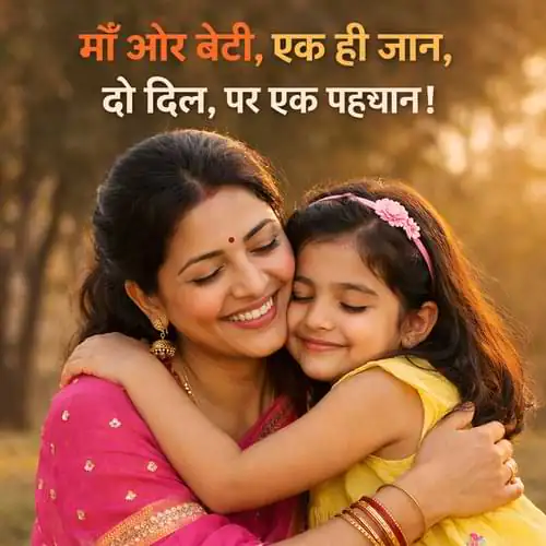 माँ बेटी एक पहचान