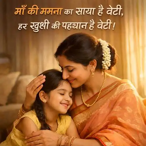 माँ बेटी की हिंदी शायरी