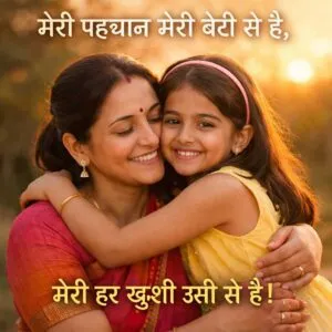 मेरी पहचान मेरी बेटी से है,मेरी हर खुशी उसी से है।